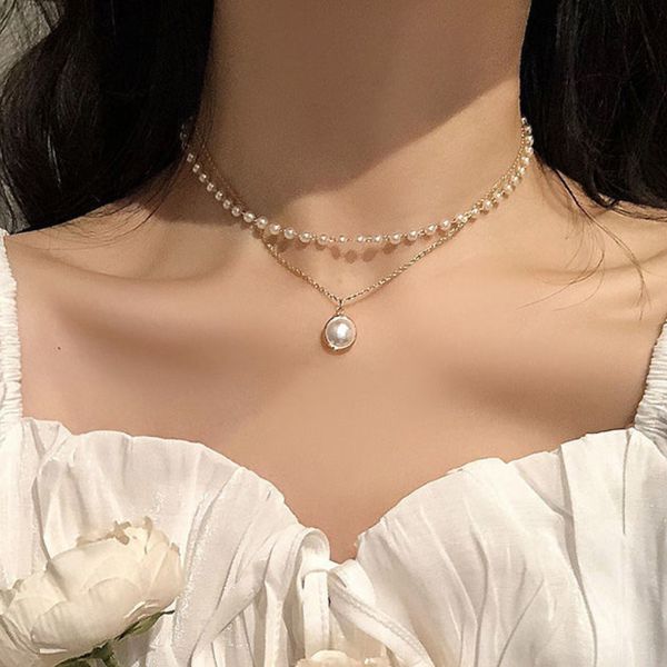 new fashion pearl choker water brick necklace luxury chain planet pendant necklaces for women jewelry girls party gifts, Silver
new fashion pearl choker water brick necklace luxury chain planet pendant necklaces for women jewelry girls party gifts, Silver