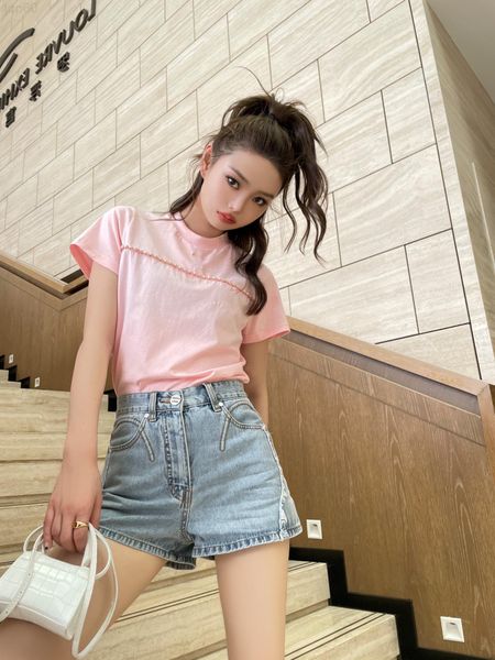 women's t-shirt designer 2021 new handmade chain knitting t-shirt for men women simple, exquisite loose temperament celebrity fashion 3, White
women's t-shirt designer 2021 new handmade chain knitting t-shirt for men women simple, exquisite loose temperament celebrity fashion 3, White