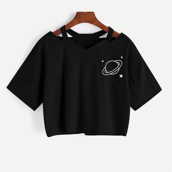 vneck harajuku casual planet printed girls short sleeve crop tshirt summer for women korean black gothic 220527, White
vneck harajuku casual planet printed girls short sleeve crop tshirt summer for women korean black gothic 220527, White