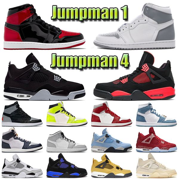 1 4 jumpman basketball shoes men military black royal women bred patent 4s visionaire chenille denim 1s trainers sneakers sports red thunder
1 4 jumpman basketball shoes men military black royal women bred patent 4s visionaire chenille denim 1s trainers sneakers sports red thunder