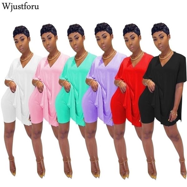 wjustforu casual two piece set women loose split pullover t shirt biker shorts set female summer elegant tracksuit women lj201126, White
wjustforu casual two piece set women loose split pullover t shirt biker shorts set female summer elegant tracksuit women lj201126, White