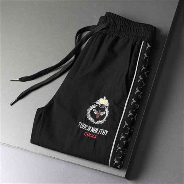 men's pants trendy summer thin light luxury comfortable sweatpants casual corset embroidered letters small feet men's pants men jf, Black
men's pants trendy summer thin light luxury comfortable sweatpants casual corset embroidered letters small feet men's pants men jf, Black