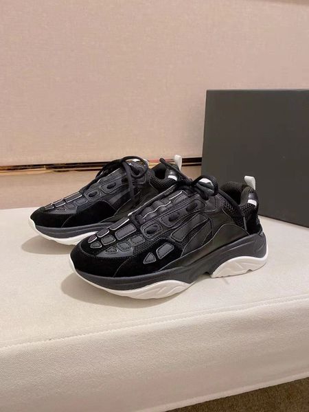 22ss super quality skeltoe bone runner shoes mesh leather casual walking sneaker for men women men trainers outdoor discount sports eu38-46, Black
22ss super quality skeltoe bone runner shoes mesh leather casual walking sneaker for men women men trainers outdoor discount sports eu38-46, Black