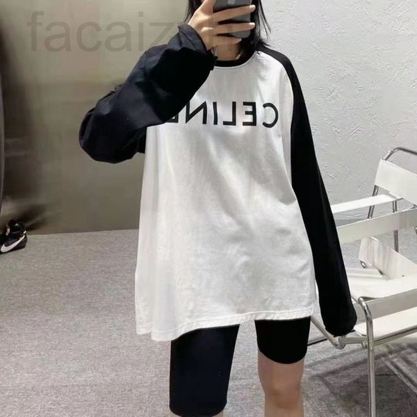 women's t-shirt designer chaopai 22 early spring new letters black and white color matching long sleeve t-shirt men women's same f
women's t-shirt designer chaopai 22 early spring new letters black and white color matching long sleeve t-shirt men women's same f