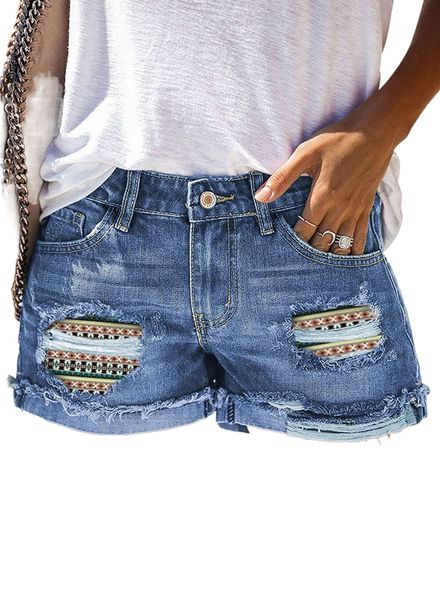 women mid rise distressed cuffed rolled hem casual denim jeans shorts q76o#, White;black
women mid rise distressed cuffed rolled hem casual denim jeans shorts q76o#, White;black