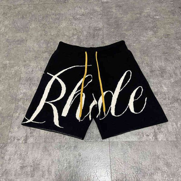 rhude shorts men women jacquard drawstring knit breeches rhude casual, White;black
rhude shorts men women jacquard drawstring knit breeches rhude casual, White;black