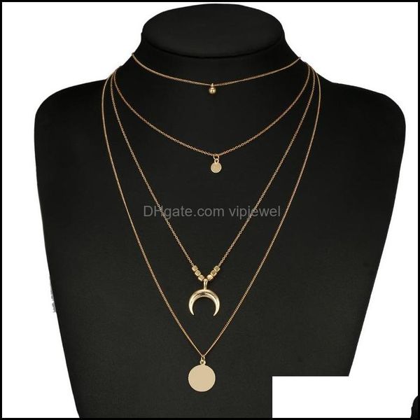 pendant necklaces pendants jewelry women bohemian mtilayer necklace fashion gold plated accessories drop delivery 2021 enuvf, Silver
pendant necklaces pendants jewelry women bohemian mtilayer necklace fashion gold plated accessories drop delivery 2021 enuvf, Silver