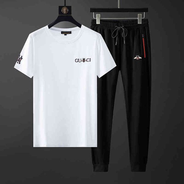 men's tracksuits little bee tide brand mercerized cotton short sleeve t-shirt leisure sports suit men's summer breathable versatil, Gray
men's tracksuits little bee tide brand mercerized cotton short sleeve t-shirt leisure sports suit men's summer breathable versatil, Gray
