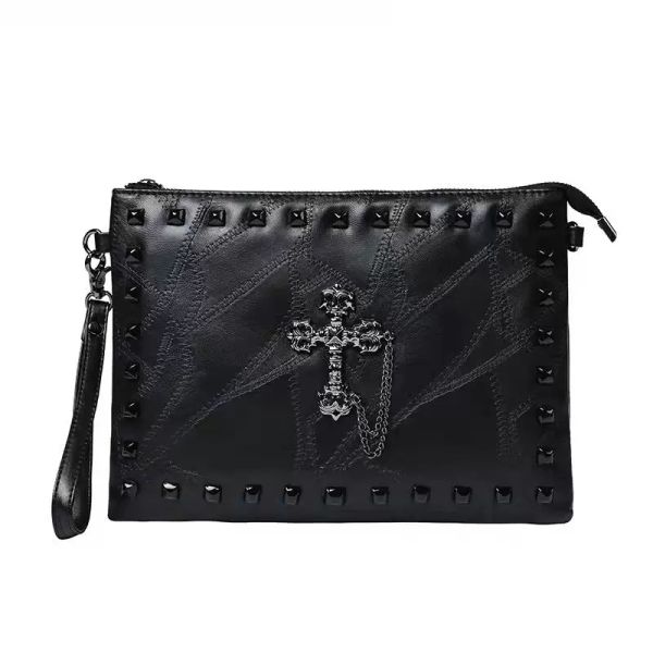 designer shoulder bags luxury messenger bag for men fashion soft leather clutch metal cross envelope bag punk elements wearable rivet adjust
designer shoulder bags luxury messenger bag for men fashion soft leather clutch metal cross envelope bag punk elements wearable rivet adjust
