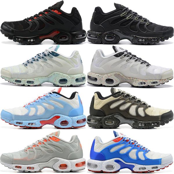 2022 men running shoes tn plus terrascape triple black white atlanta hyper sky blue fury jade laser wolf grey mens trainers outdoor sports s
2022 men running shoes tn plus terrascape triple black white atlanta hyper sky blue fury jade laser wolf grey mens trainers outdoor sports s