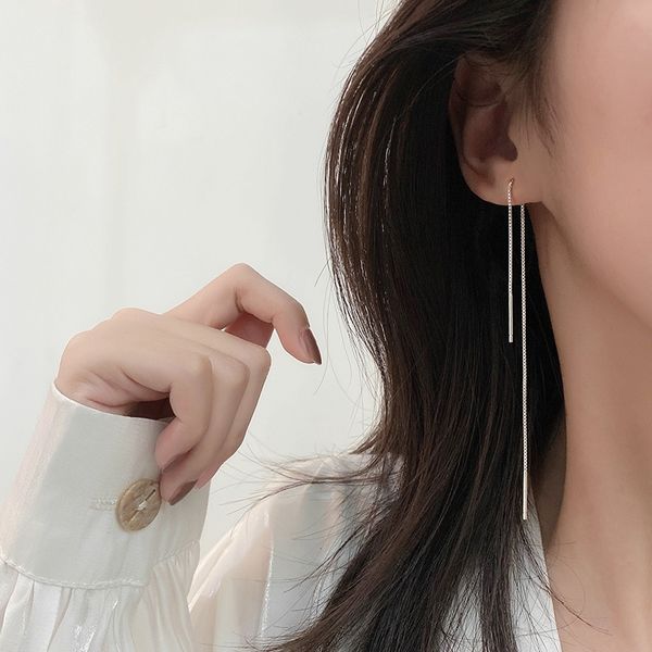 925 silver earrings long chain earrings thread
925 silver earrings long chain earrings thread