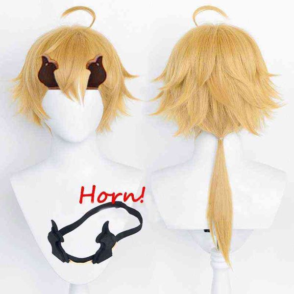 genshin impact thoma cosplay wig increased hair volume three-dimensional fluffy design with horn yellow wigs for genshin coser y220512, Black
genshin impact thoma cosplay wig increased hair volume three-dimensional fluffy design with horn yellow wigs for genshin coser y220512, Black