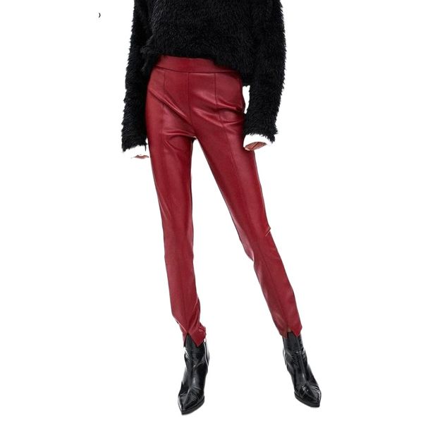 women's pants & capris 2021 pu leather women high waist zippers elastic skinny pencil punk rock black trousers streetwear1 91j5#, Black;white
women's pants & capris 2021 pu leather women high waist zippers elastic skinny pencil punk rock black trousers streetwear1 91j5#, Black;white