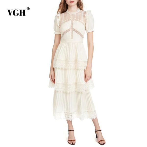 apricot elegant patchwork lace dress for women o neck short sleeve high waist midi dresses female korean summer fashion 210507, Black;gray
apricot elegant patchwork lace dress for women o neck short sleeve high waist midi dresses female korean summer fashion 210507, Black;gray