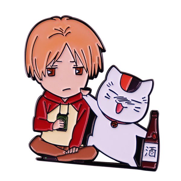 natsume yuujinchou anime brooch book of friends takashi maneki neko nyanko sensei madara enamel pin badge jewelry, Blue
natsume yuujinchou anime brooch book of friends takashi maneki neko nyanko sensei madara enamel pin badge jewelry, Blue