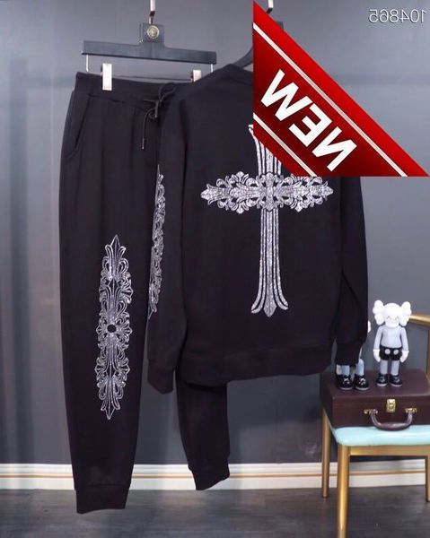 s-9xl wear to 340 kg tide brand ch crow drill back large cross long flower sweater suit fat man, Black
s-9xl wear to 340 kg tide brand ch crow drill back large cross long flower sweater suit fat man, Black