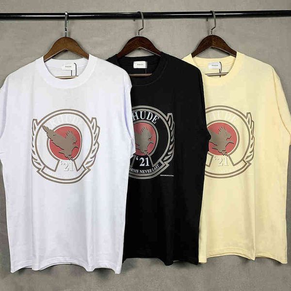 brand designer luxury rhude t shirt high version 2022 summer american fashion brand rhude alphabet printed men's and women's short, White;black
brand designer luxury rhude t shirt high version 2022 summer american fashion brand rhude alphabet printed men's and women's short, White;black