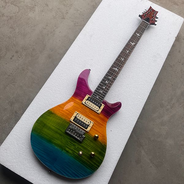 electric guitar rainbow stripe bright face piano body passive pickup good timbre feel stick seiko made delivery home
electric guitar rainbow stripe bright face piano body passive pickup good timbre feel stick seiko made delivery home
