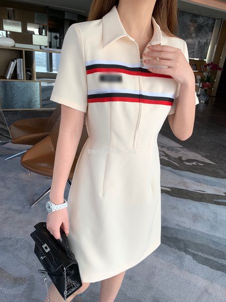 casual dresses spring and summer style stripe lapel short sleeve slim a-line dress fashion temperament, Black;gray
casual dresses spring and summer style stripe lapel short sleeve slim a-line dress fashion temperament, Black;gray