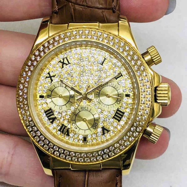 rolesx uxury watch date gmt luxury mens mechanical watch automatic double row full stone tongna dl235 geneva es for men swiss wristwatches, Slivery;brown
rolesx uxury watch date gmt luxury mens mechanical watch automatic double row full stone tongna dl235 geneva es for men swiss wristwatches, Slivery;brown