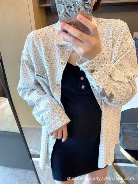 women's blouses & shirts spring and summer niche design all over printed long sleeved shirt cuff button + leather label b290 qm7s, White
women's blouses & shirts spring and summer niche design all over printed long sleeved shirt cuff button + leather label b290 qm7s, White
