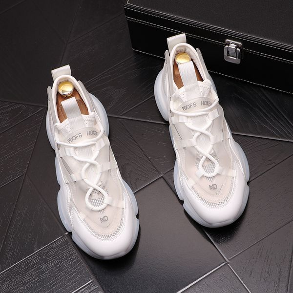 fashion white business wedding dress party shoes luxury designer thick bottom men lac-up casual sneakers mesh lightweight vulcanize driving, Black
fashion white business wedding dress party shoes luxury designer thick bottom men lac-up casual sneakers mesh lightweight vulcanize driving, Black