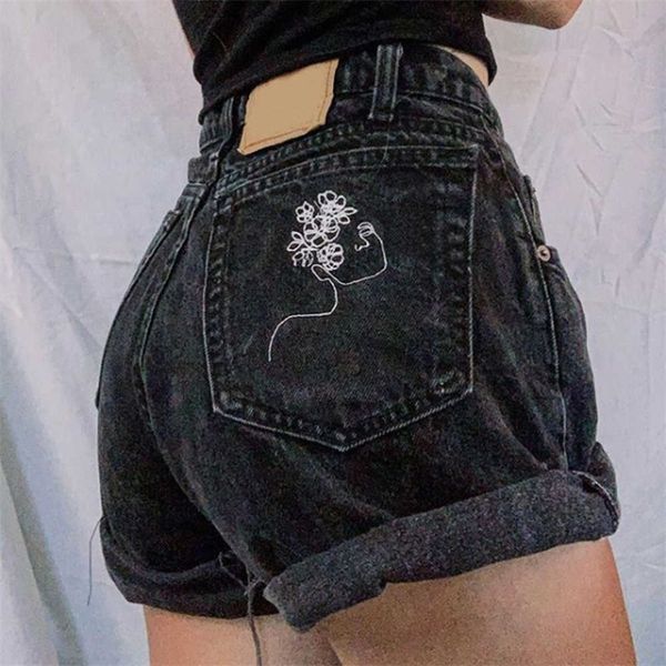 summer shorts women denim high waist fashion slim vintage female casual 210702, White;black
summer shorts women denim high waist fashion slim vintage female casual 210702, White;black