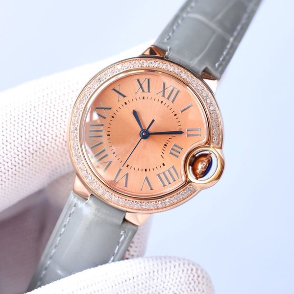 classic women watches automatic mechanical watch 33mm leather strap waterproof fashion wristwatches montre de luxe, Slivery;brown
classic women watches automatic mechanical watch 33mm leather strap waterproof fashion wristwatches montre de luxe, Slivery;brown