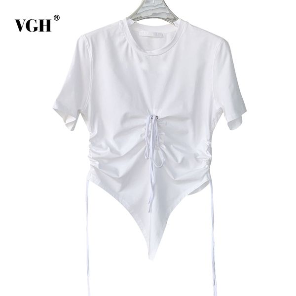 slim drawstring t shirt for women o neck short sleeve black lace up irregular hem casual shirts female fashion summer ide 210507, White
slim drawstring t shirt for women o neck short sleeve black lace up irregular hem casual shirts female fashion summer ide 210507, White