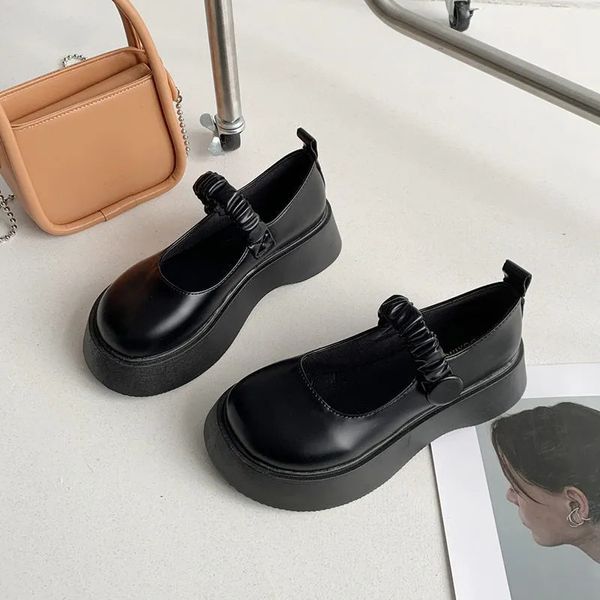 sepatu wedges platform gotik wanita flat kulit hitam putih tali gesper desainer sepatu mary jane chunky wanita manis lolita 220614, Black
sepatu wedges platform gotik wanita flat kulit hitam putih tali gesper desainer sepatu mary jane chunky wanita manis lolita 220614, Black