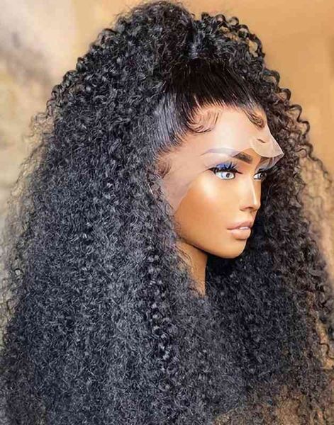 hd lace frontal wig kinky curly brazilian human hair s virgin glueless denisty 220606, Black
hd lace frontal wig kinky curly brazilian human hair s virgin glueless denisty 220606, Black