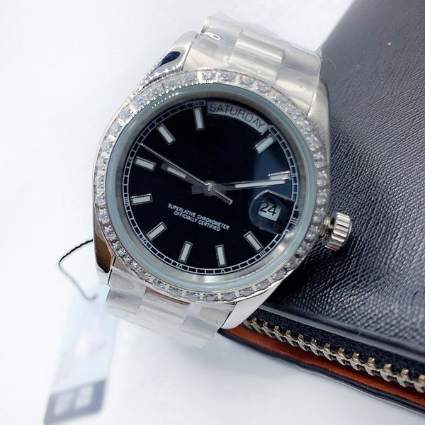 wristwatches mens orologio automatic mechanical watches 36/41mm 904l full stainless steel diamond bezel waterproof luminous gold watch montr, Slivery;golden
wristwatches mens orologio automatic mechanical watches 36/41mm 904l full stainless steel diamond bezel waterproof luminous gold watch montr, Slivery;golden