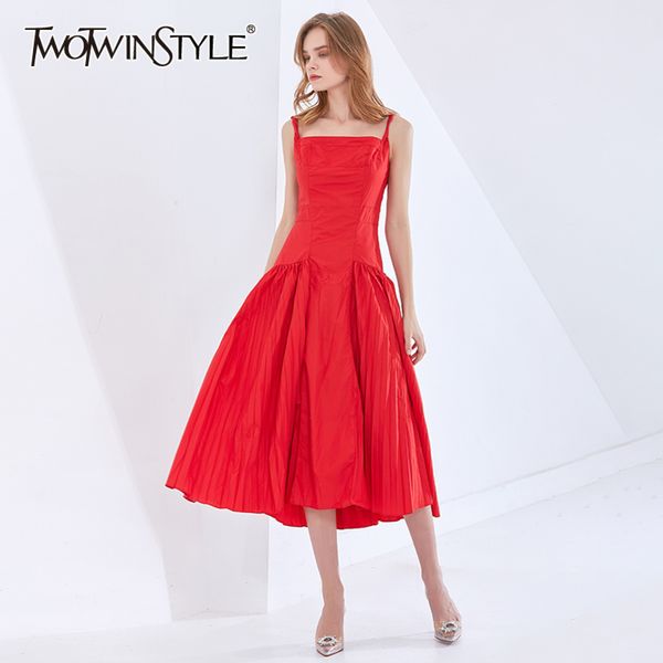 sling red dress for women square collar sleeveless high waist midi summer fashion clothing style 210423, Black;gray
sling red dress for women square collar sleeveless high waist midi summer fashion clothing style 210423, Black;gray