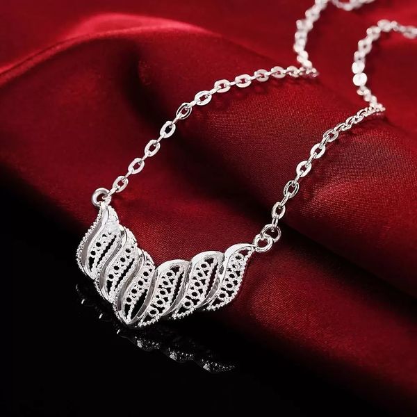 fine necklace women beautiful fashion elegant wedding charm retro pretty lady jewelry, Silver
fine necklace women beautiful fashion elegant wedding charm retro pretty lady jewelry, Silver