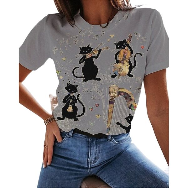 lomelomme t-shirt women summer cat animals print attractive lively short sleeve tee cute cat print summer loose women teen girls s l e7, White
lomelomme t-shirt women summer cat animals print attractive lively short sleeve tee cute cat print summer loose women teen girls s l e7, White