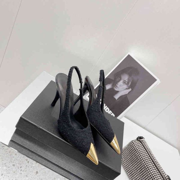 sandals brand metal pointed toe stilettos women shoes slingback high heels real leather summer lady thin heel party dress, Black
sandals brand metal pointed toe stilettos women shoes slingback high heels real leather summer lady thin heel party dress, Black
