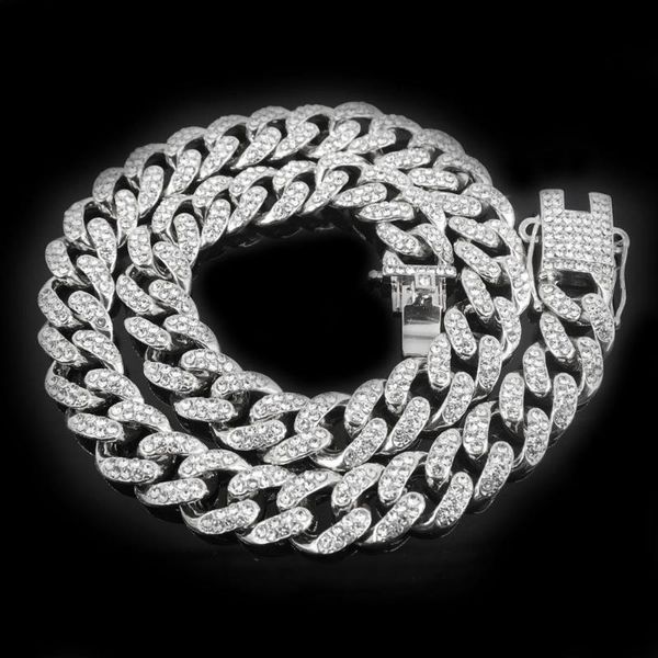 chains golden silver color iced out bling cz curb link chain miami hip hop cuban necklace men's rap gift jewelry rhinestone 13mm heavy
chains golden silver color iced out bling cz curb link chain miami hip hop cuban necklace men's rap gift jewelry rhinestone 13mm heavy