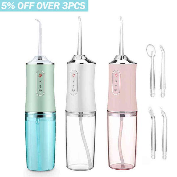 220ml irrigator dental water flosser teeth cleaner pick whitening proof rechargeable cordless oral care 220513
220ml irrigator dental water flosser teeth cleaner pick whitening proof rechargeable cordless oral care 220513