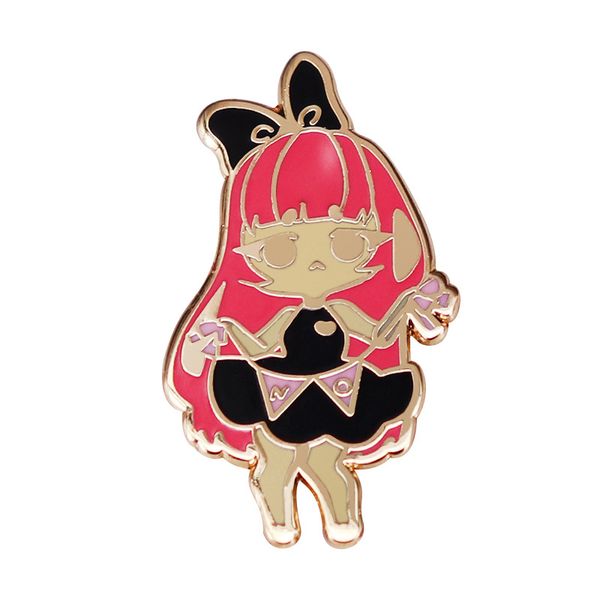 cute cartoon no girl brooch pins enamel metal badges lapel pin brooches jackets jeans fashion jewelry accessories, Blue
cute cartoon no girl brooch pins enamel metal badges lapel pin brooches jackets jeans fashion jewelry accessories, Blue