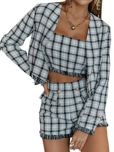 glamaker open front raw cut plaid tweed overcoat s87w#, Black
glamaker open front raw cut plaid tweed overcoat s87w#, Black