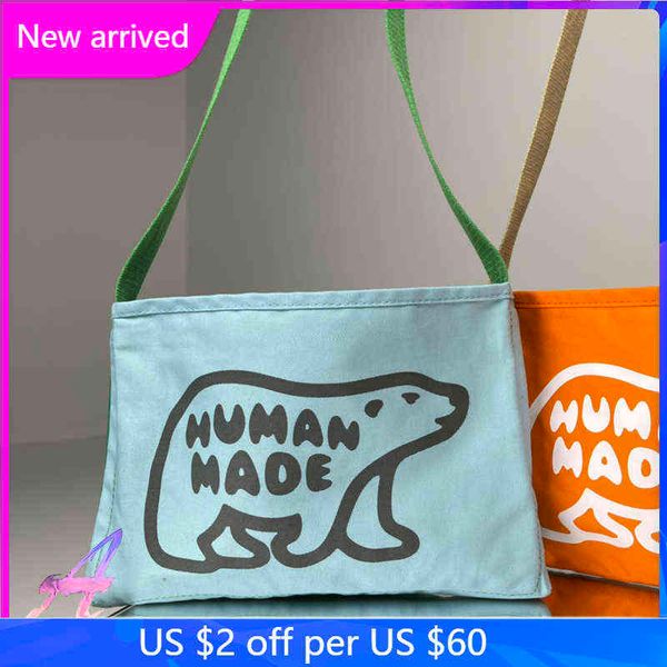 human made bag men women colorblock canvas polar bear duck messenger bag contrast color design canvas bag t220803
human made bag men women colorblock canvas polar bear duck messenger bag contrast color design canvas bag t220803