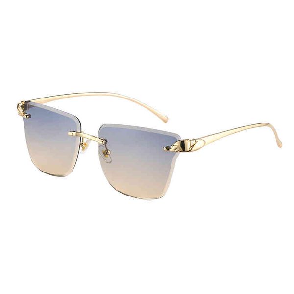 slasses jewelry featured cat eye frame metal leopard head sunglasses women frameless trimming butterfly lens eyeglasses female fashion perso, White;black
slasses jewelry featured cat eye frame metal leopard head sunglasses women frameless trimming butterfly lens eyeglasses female fashion perso, White;black