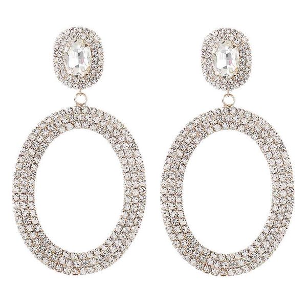 earrings new shiny full rhinestone pendant big hoop earrings women fashion jewelry statement accessories 220808, Silver
earrings new shiny full rhinestone pendant big hoop earrings women fashion jewelry statement accessories 220808, Silver