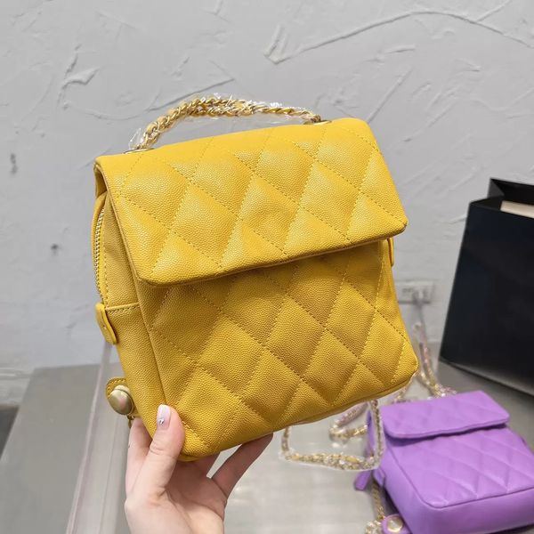 22ss luxury backpack designer ladies bag caviar leather classic quilted gold metal chain shoulder crossbody bag mini flap zipper handbags fo
22ss luxury backpack designer ladies bag caviar leather classic quilted gold metal chain shoulder crossbody bag mini flap zipper handbags fo