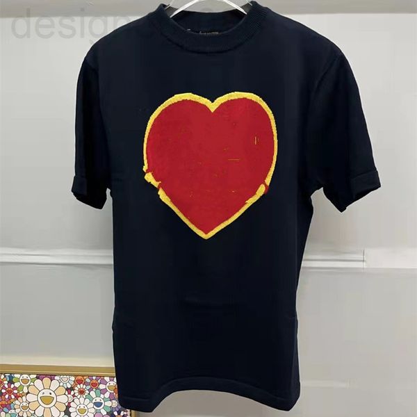 women's knits & tees designer 22 spring new love letter embroidery sweater short sleeve t-shirt bottomed shirt men and women 7392 bxra, White
women's knits & tees designer 22 spring new love letter embroidery sweater short sleeve t-shirt bottomed shirt men and women 7392 bxra, White