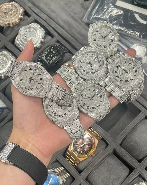 luxury mens watches 4130 movement watches for men 3255 montre de luxe watch mosang stone moissanite diamond watchs wristwatch mechanical aut, Slivery;brown
luxury mens watches 4130 movement watches for men 3255 montre de luxe watch mosang stone moissanite diamond watchs wristwatch mechanical aut, Slivery;brown