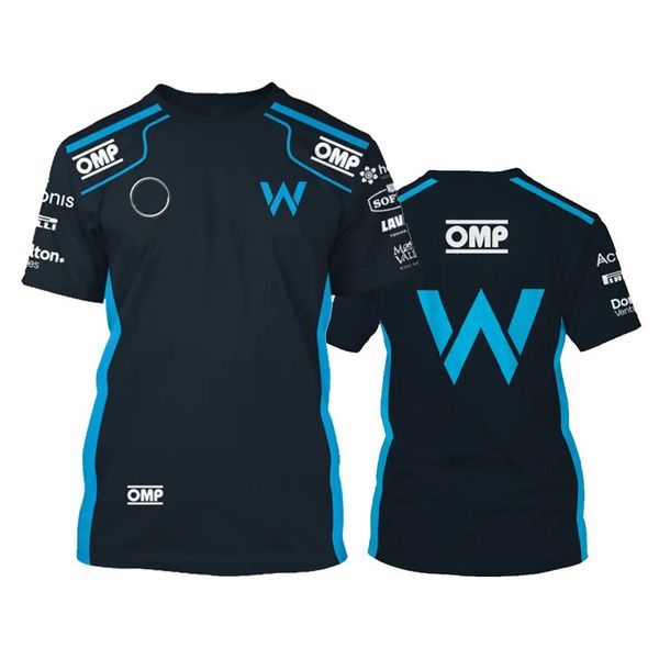 williams racing uniform formula one team shirt fan party quick dry f1 oversized moto ee, White;black
williams racing uniform formula one team shirt fan party quick dry f1 oversized moto ee, White;black