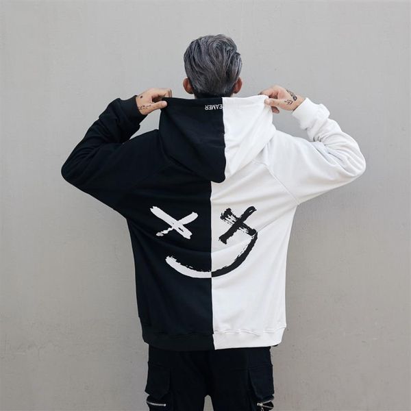 dj graffiti devil black and white stitching sweatshirts men women hip-hop b204p
dj graffiti devil black and white stitching sweatshirts men women hip-hop b204p