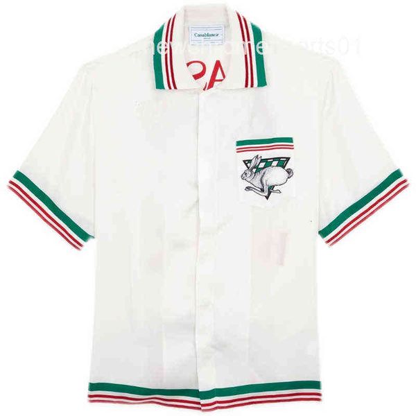 casablanca 22ss sport knit rabbit silk men designer shirts hawaiian short sleeved shirt, White;black
casablanca 22ss sport knit rabbit silk men designer shirts hawaiian short sleeved shirt, White;black