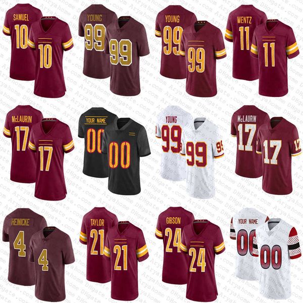 11 carson wentz 99 chase young terry commanders mclaurin custom football jerseys antonio gibson sean taylor heinicke curtis samuel jamin, Black
11 carson wentz 99 chase young terry commanders mclaurin custom football jerseys antonio gibson sean taylor heinicke curtis samuel jamin, Black
